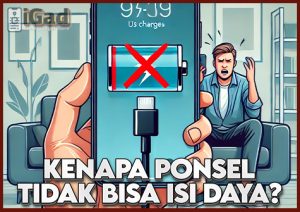 ponsel tidak bisa isi daya
