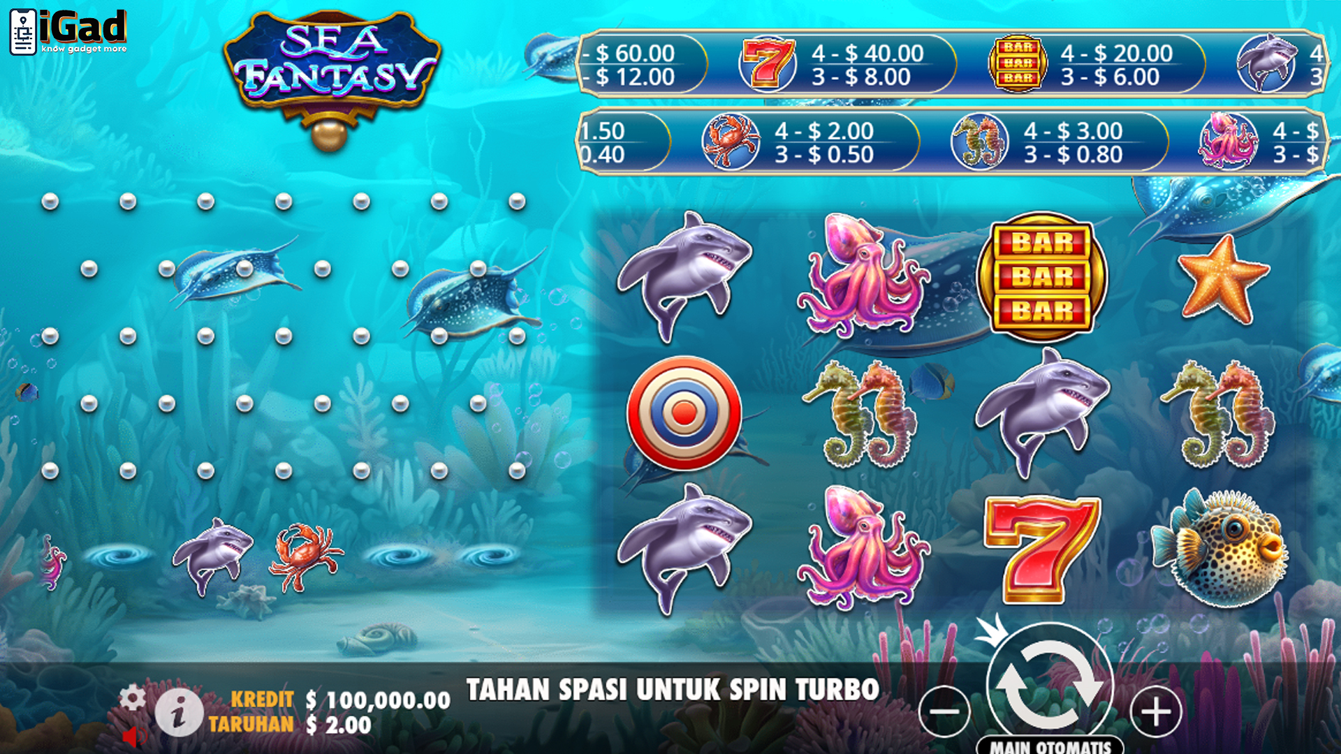 Cuan Melimpah di Sea Fantasy Lewat Slot Gacor Terpercaya