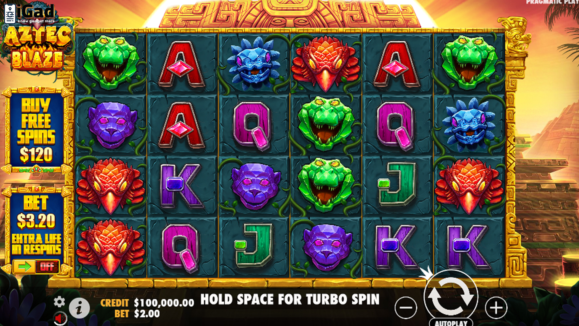 Gali Harta Karun Aztec Blaze di Situs Slot Paling Menguntungkan