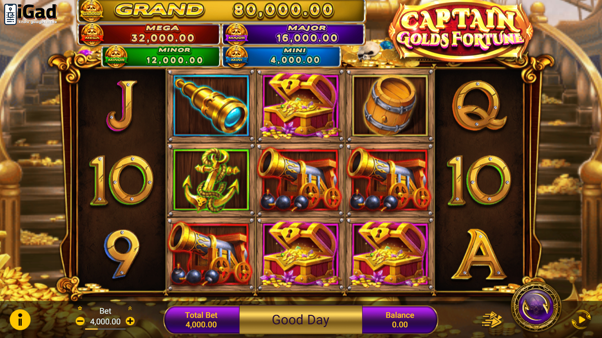 Temukan Kejutan Captain Golds Fortune Lewat Login Rtp8000