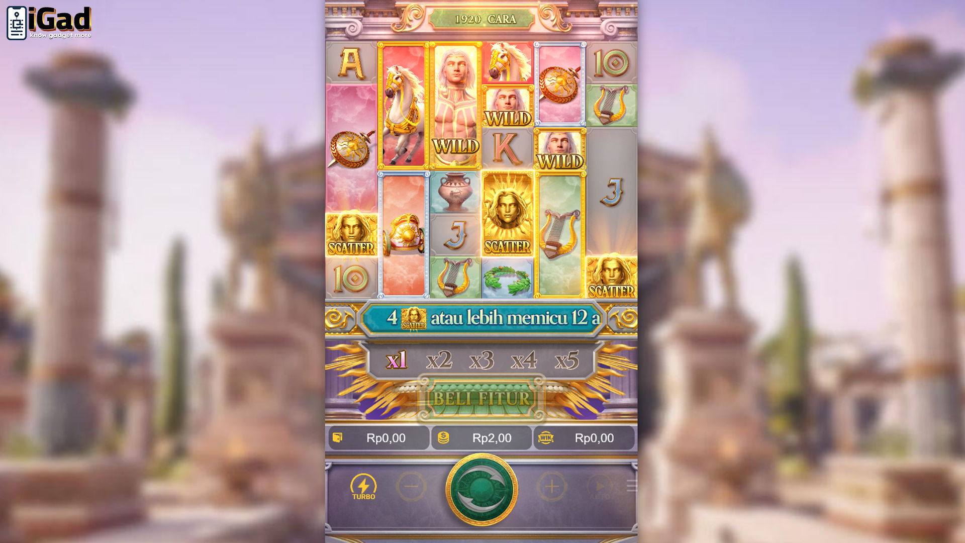 Main Rise of Apollo di Slot Online Lewat Bandar Slot Favorit