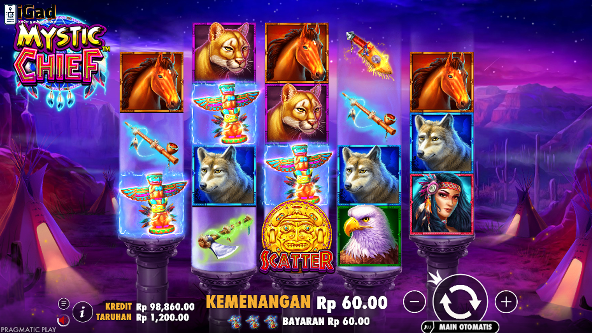 Ccnnslot Ungkap Mystic Chief lewat 6 Simbol Mistik Gila