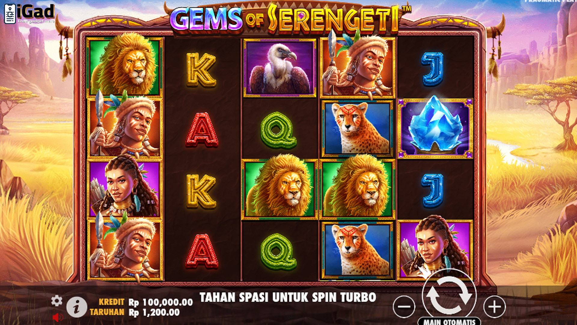 Rahasia Main Gems Of Serengeti di Link Slot Resmi Anti Rungkad