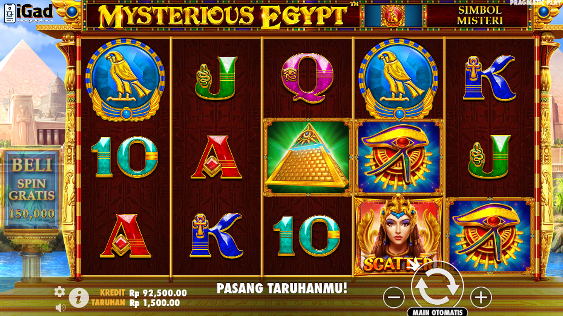 Slot Gacor Mysterious Egypt: Legenda Jackpot di Balik Piramida